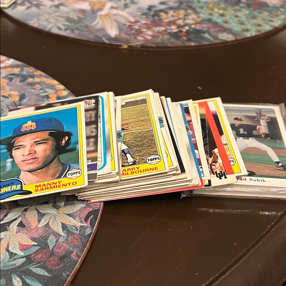 Vintage Baseball Trading Cards Collection